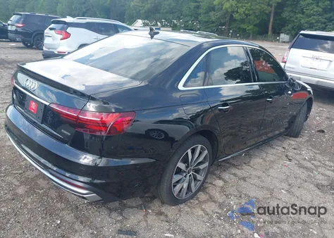 2022 Audi A4 Premium 40 Tfsi Quattro S Tronic from USA, damaged, VIN WAUABAF42NN001964